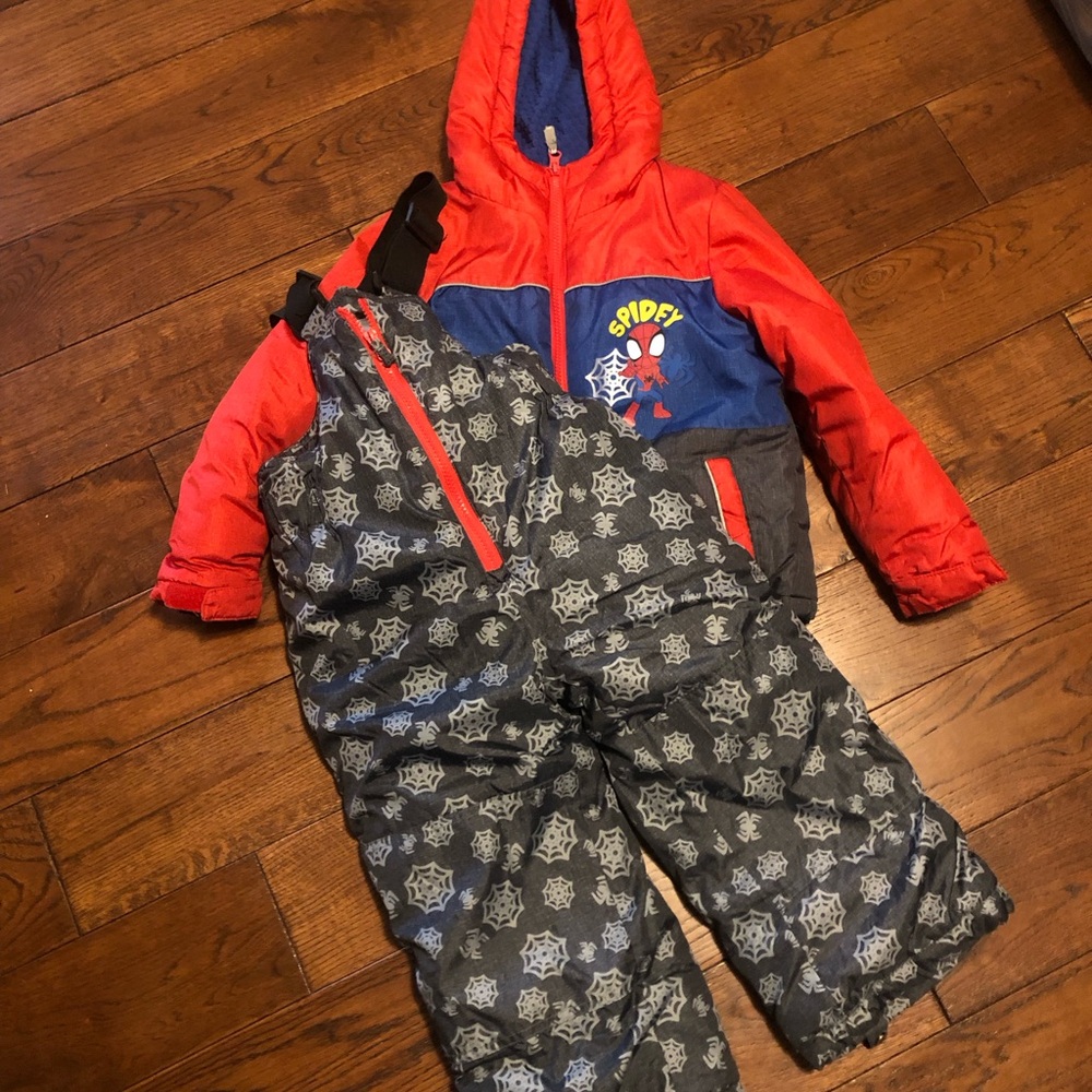 Red and Blue Spider-Man Snowsuit